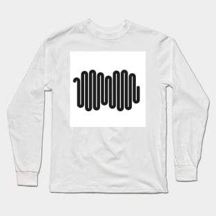 minimalistic wave pattern Long Sleeve T-Shirt